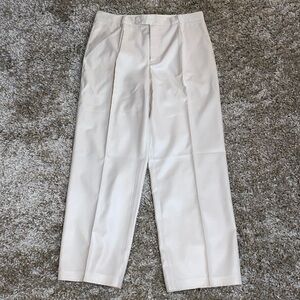Bronto Cream Colored Striped Dress Pants size 38
